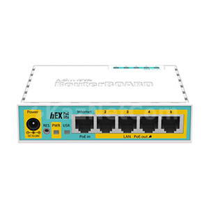 Маршрутизатор MikroTik hEX PoE Lite RB750UPr2